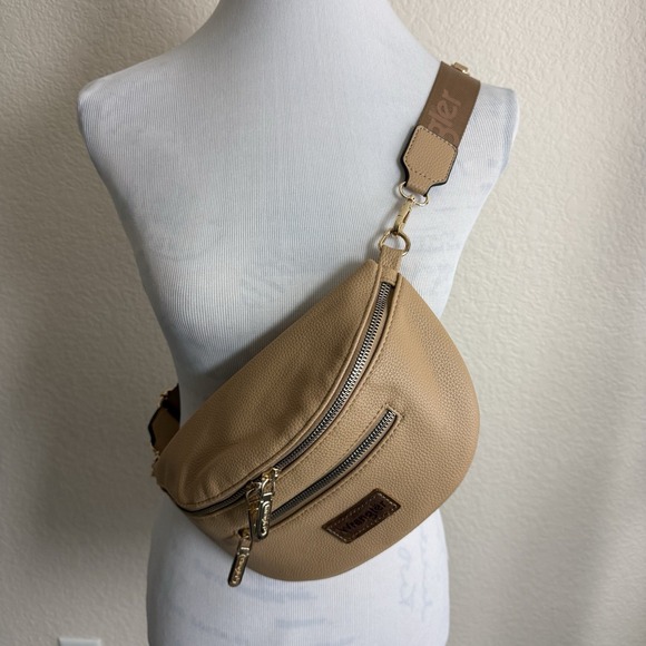 Wrangler Khaki Belt Bag Fanny Waist Pack Coin Pouch Brown Travel Cowgirl New main image 5